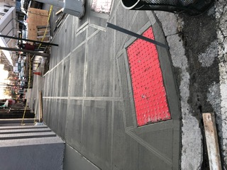 Detailed concrete sidewalk project by JR Citywide Construction